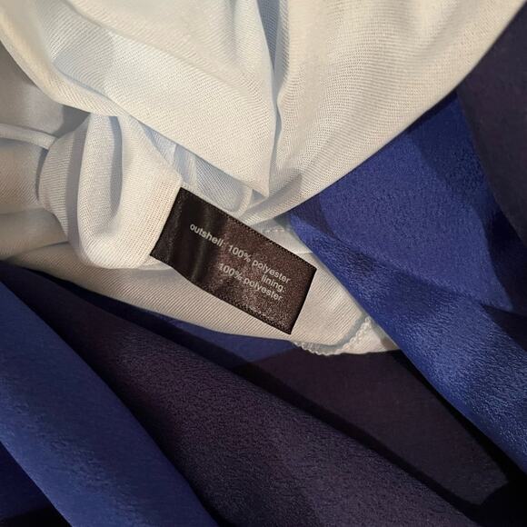 NEW FORENZA Colorblock Striped Drawstring Waist Maxi Skirt Blue NWT - Picture 10 of 15